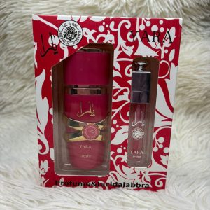 Pack mini perfume yara candy + labial