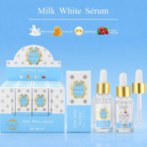 Serum facial milk white
