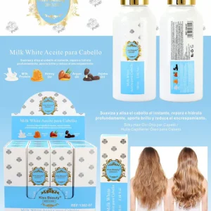 Aceite para cabello milk white