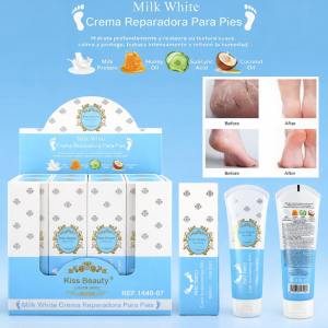 Crema reparadora para pies mil white